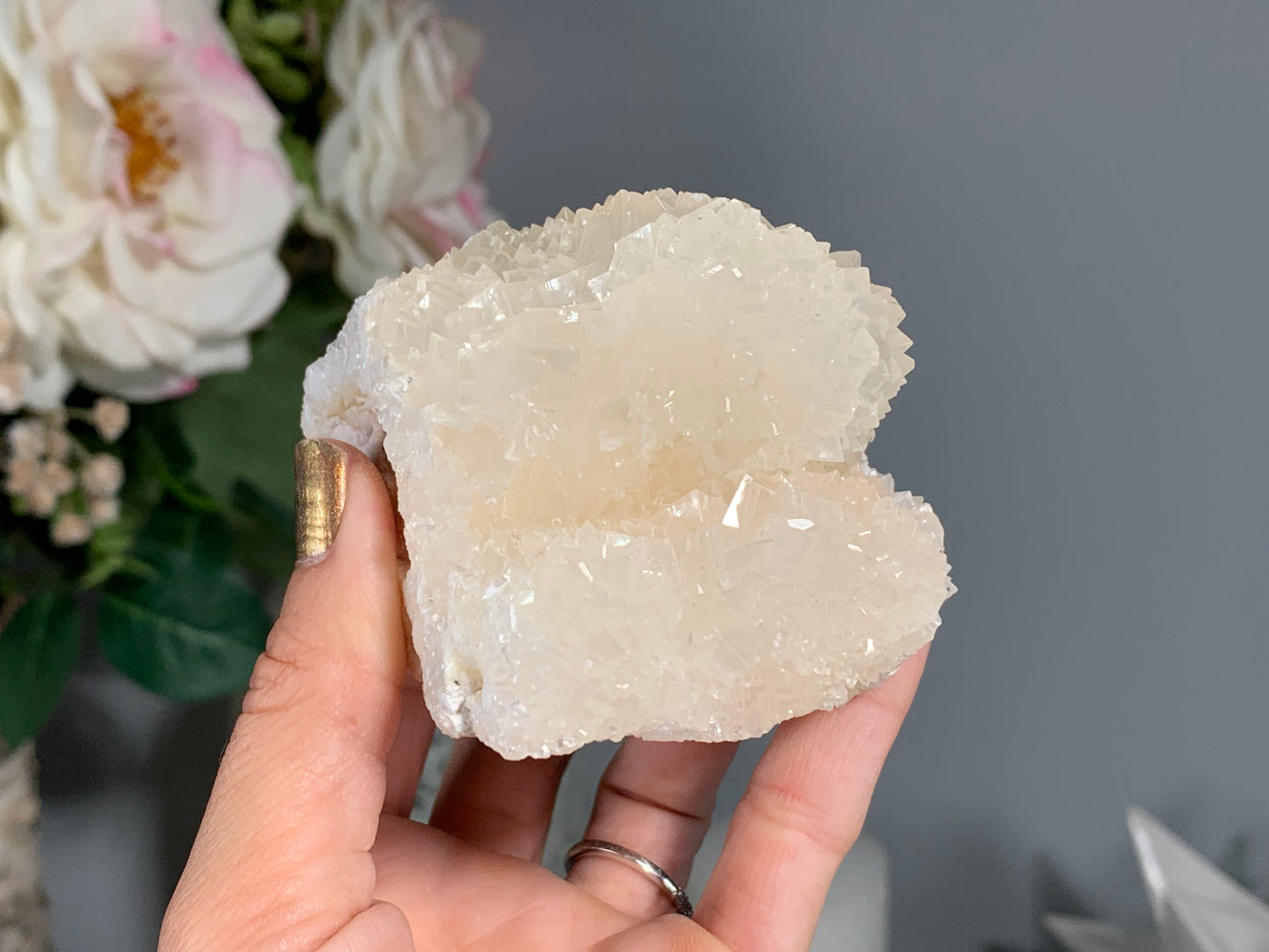 Natural Premium Calcite Flower (2.9", 74mm)