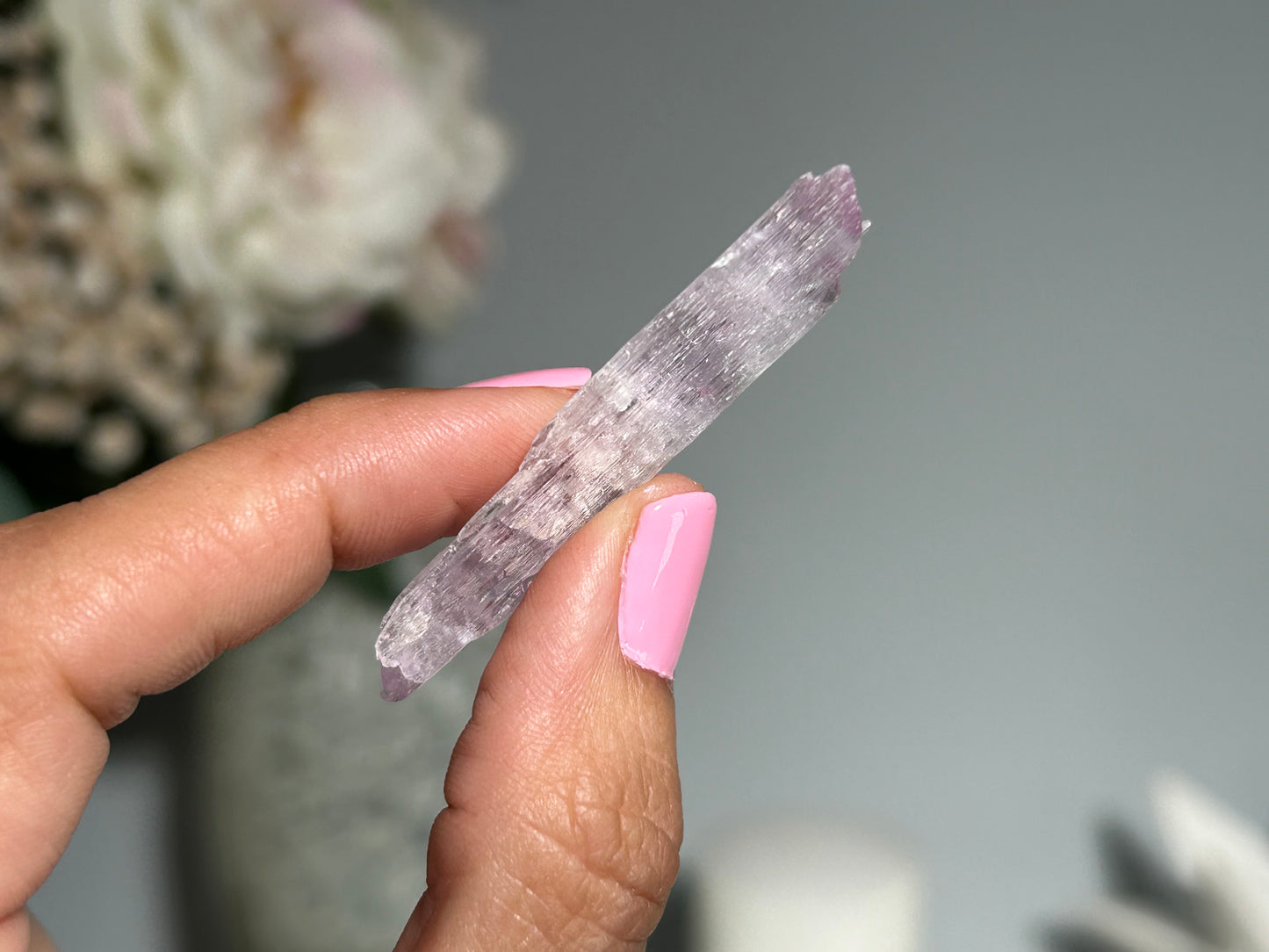 Natural Purple Kunzite Point (2", 52mm)