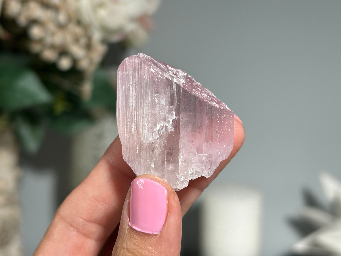 Natural Purple Kunzite Point (1.6", 40mm)