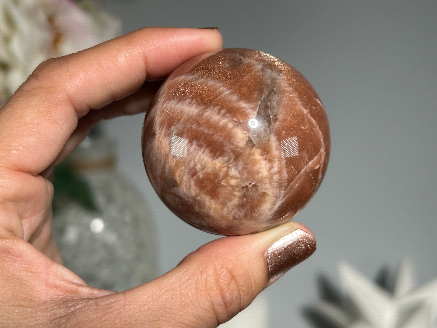 Confetti Sunstone Sphere (1.9", 48mm)