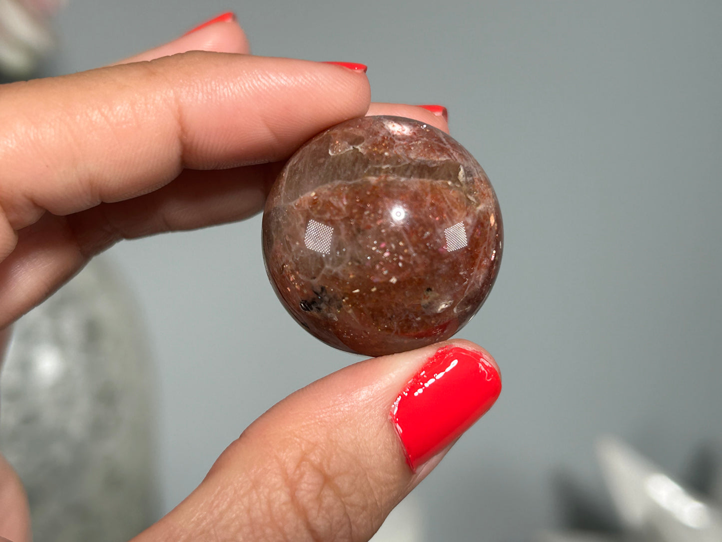 Confetti Sunstone Sphere (1.1", 28mm)