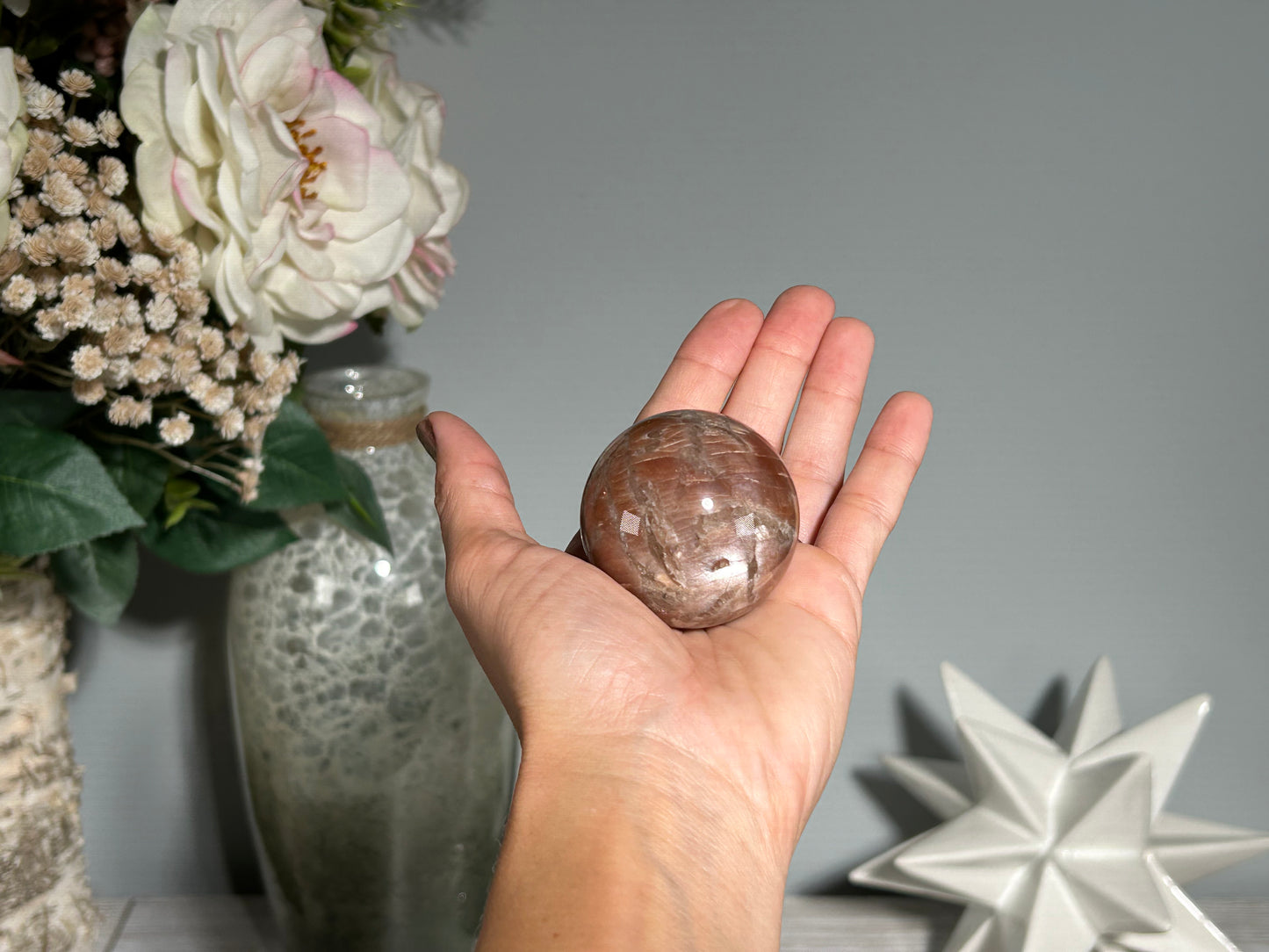 Confetti Sunstone Sphere ( 1.8", 47mm)