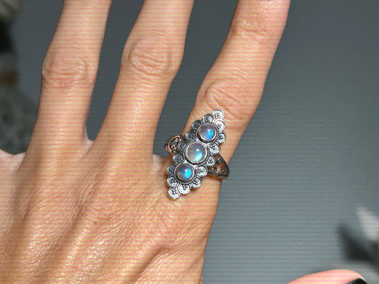 Labradorite Sterling Silver Ring