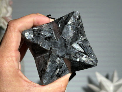 Larvikite Merkaba (3.4", 85mm)