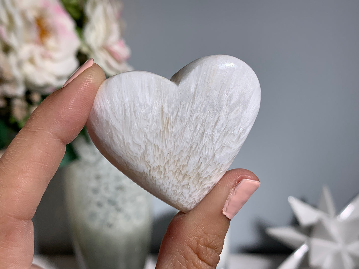 Small Scolecite Heart