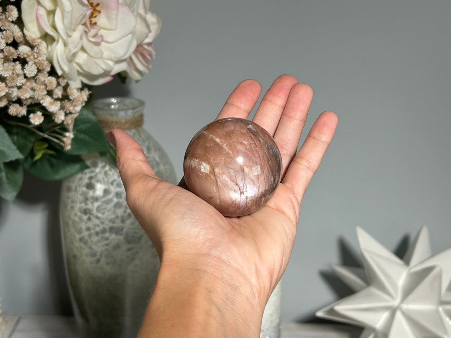 Confetti Sunstone Sphere (2", 52mm)