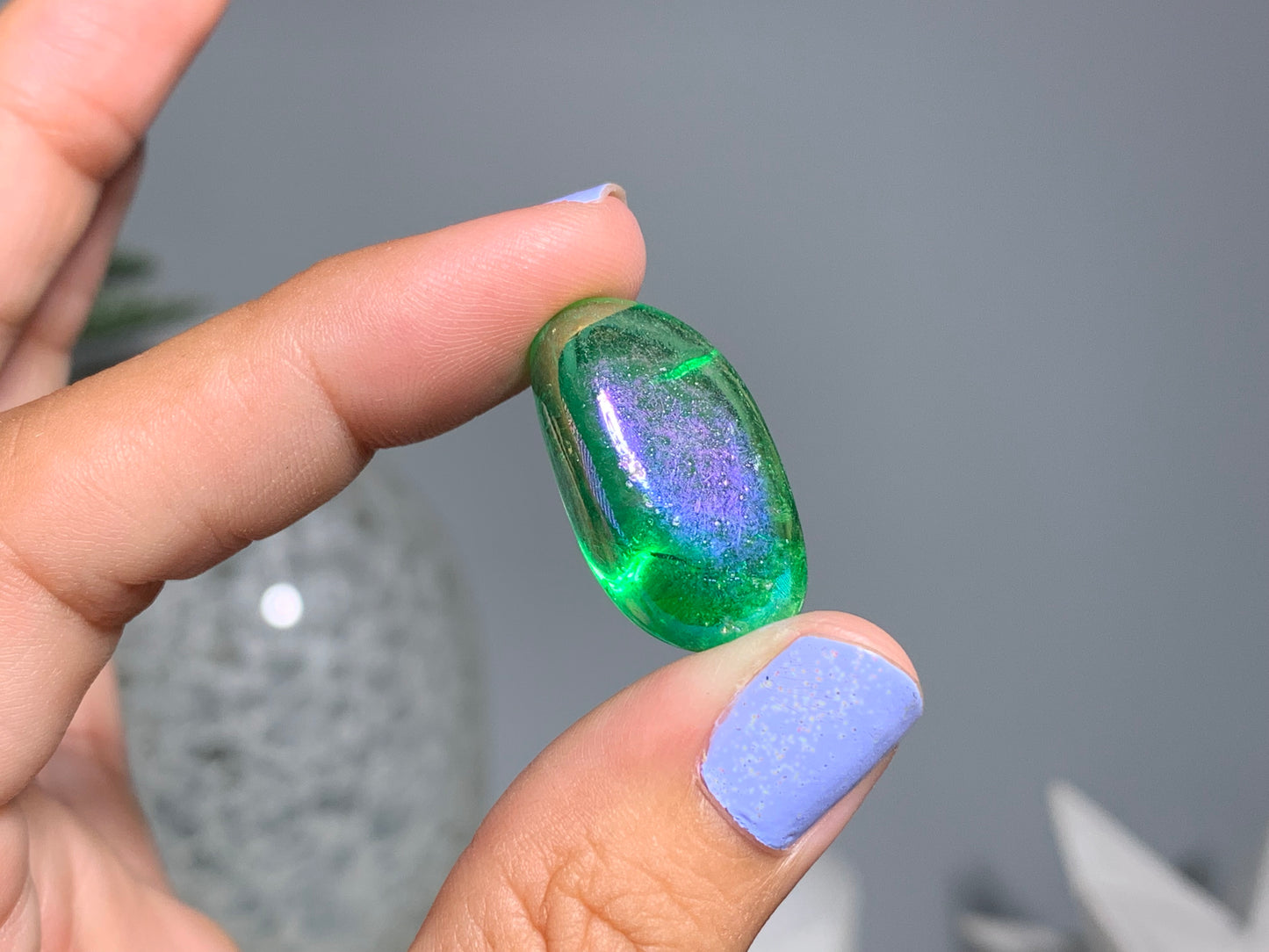 Tumbled Green Aura Quartz