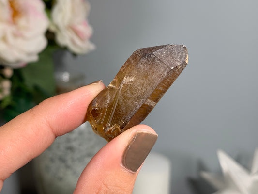 Congo Smoky Citrine Point (1.7", 43mm)