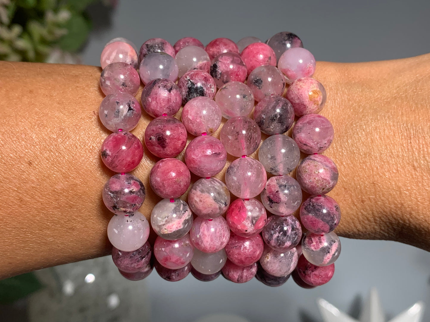 10mm Rhodonite Bracelet