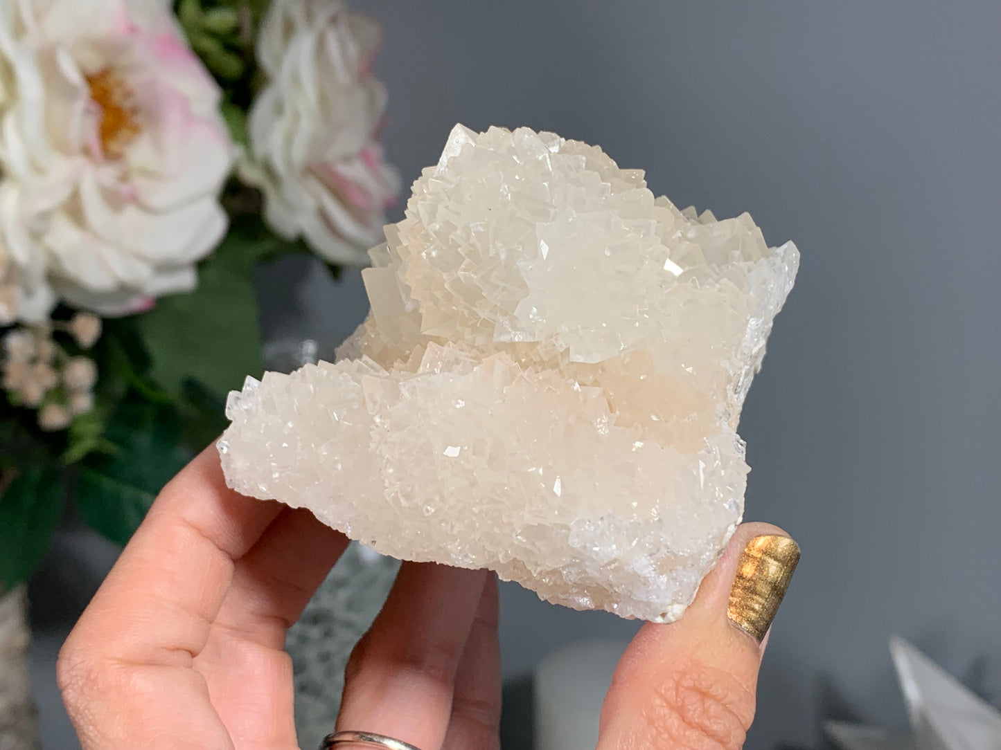 Natural Premium Calcite Flower (2.9", 74mm)