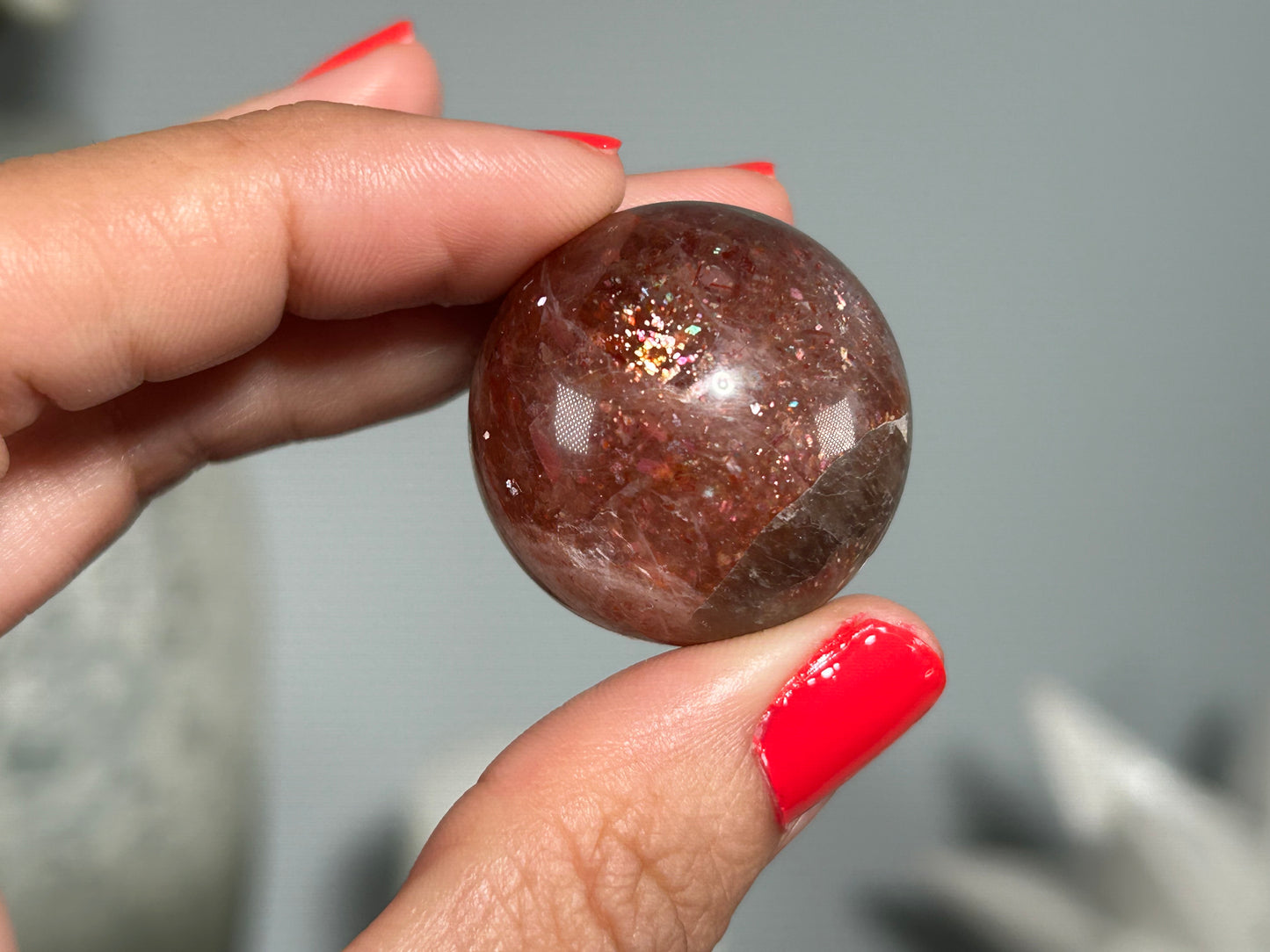 Confetti Sunstone Sphere (1.1", 29mm)