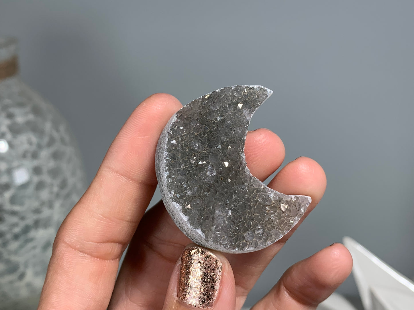 Druzy Moon (4-5 cm)