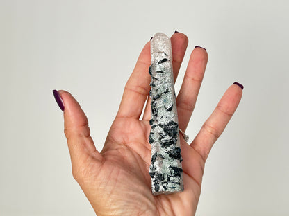 Sphalerite on Quartz (4.7", 120mm)