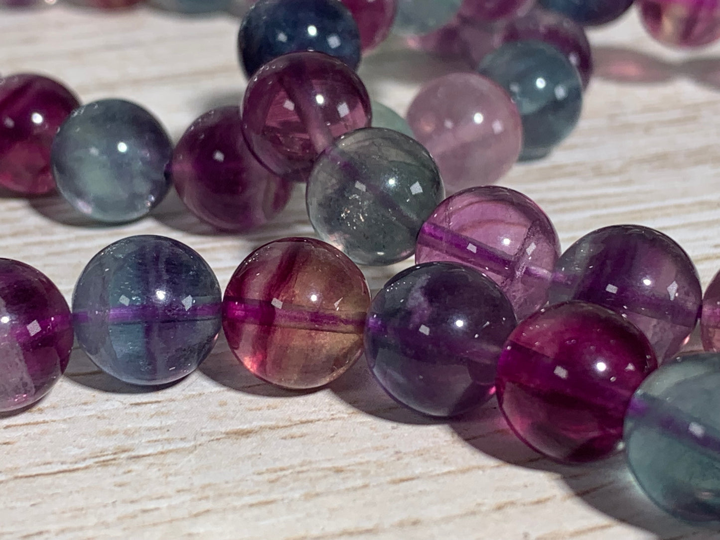 10mm Fluorite Bracelet