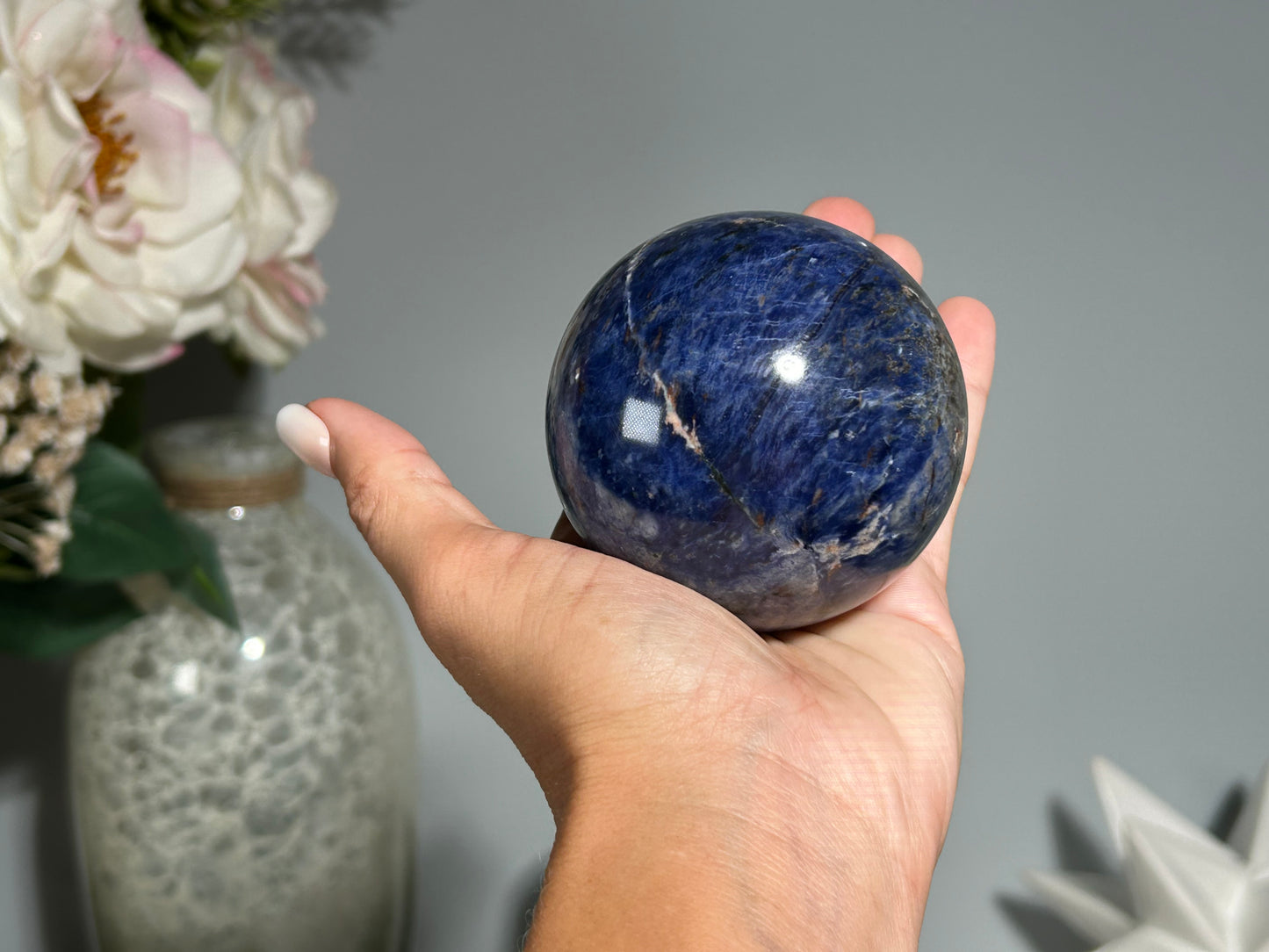 Sodalite Sphere (2.7", 69mm)