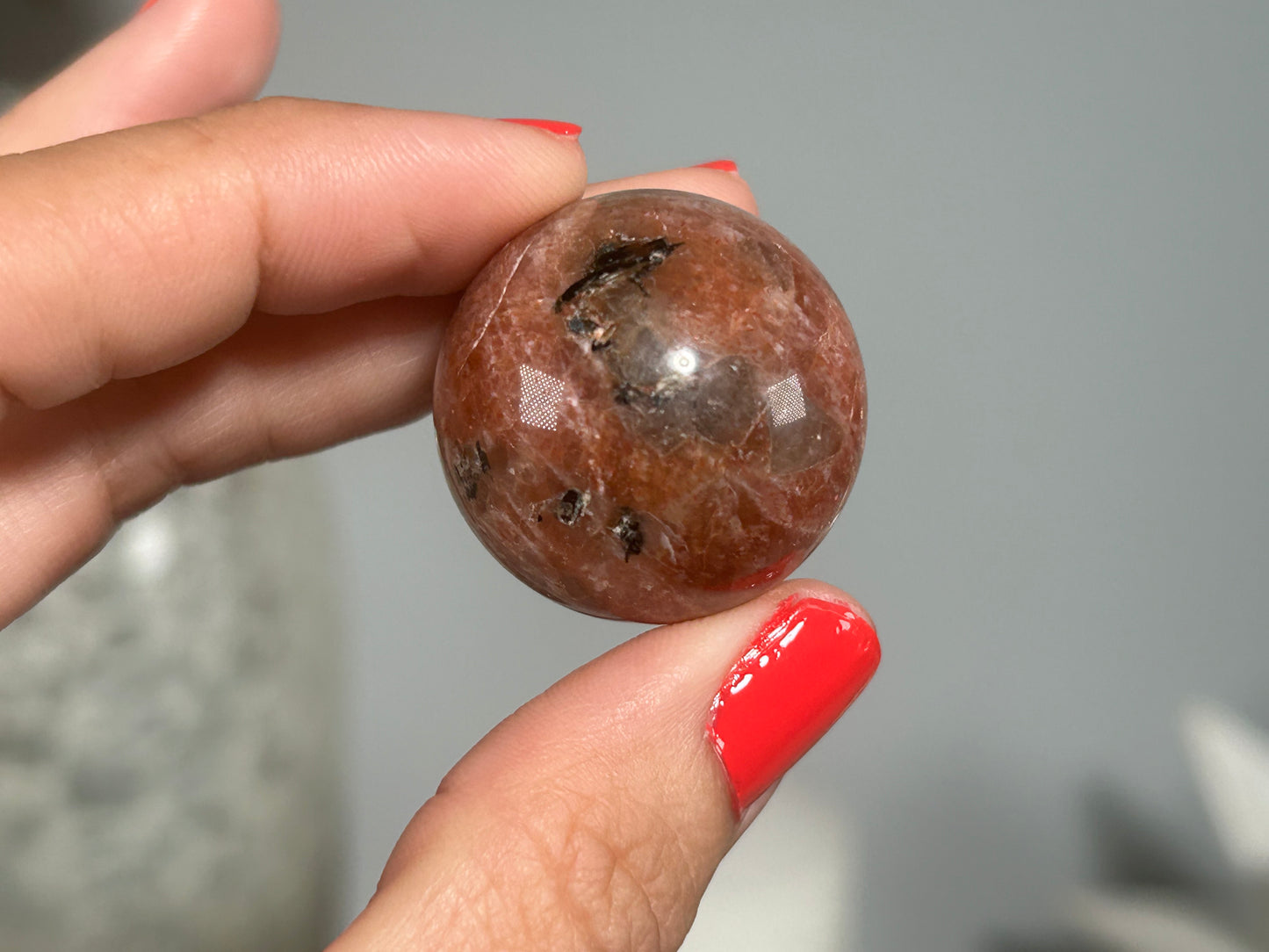 Confetti Sunstone Sphere (1.1", 28mm)