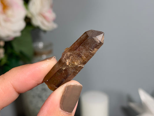 Congo Smoky Citrine Point (1.5", 39mm)