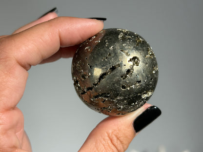 Pyrite Sphere (1.6", 41mm)