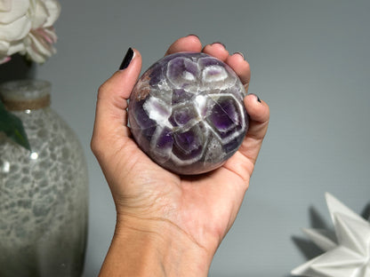 Chevron Amethyst Sphere (2.7", 68mm)