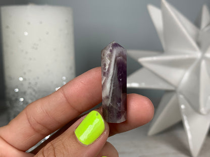 Mini Chevron Amethyst Point