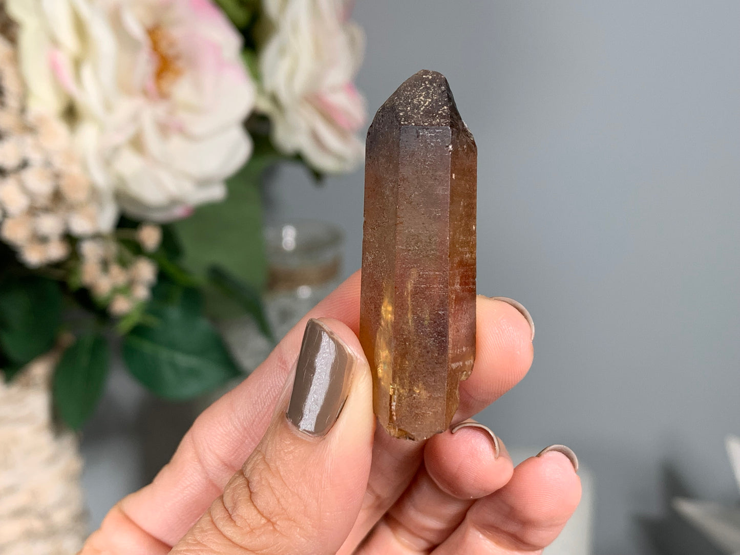 Congo Smoky Citrine Point (1.9", 47mm)