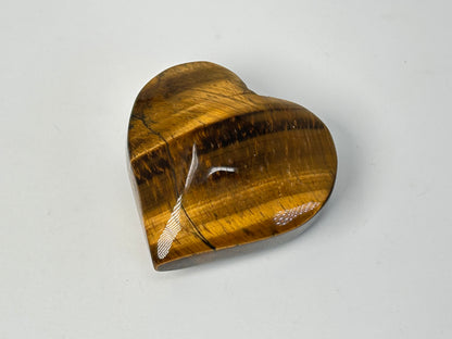 Tigers Eye Heart (1.6", 42mm)