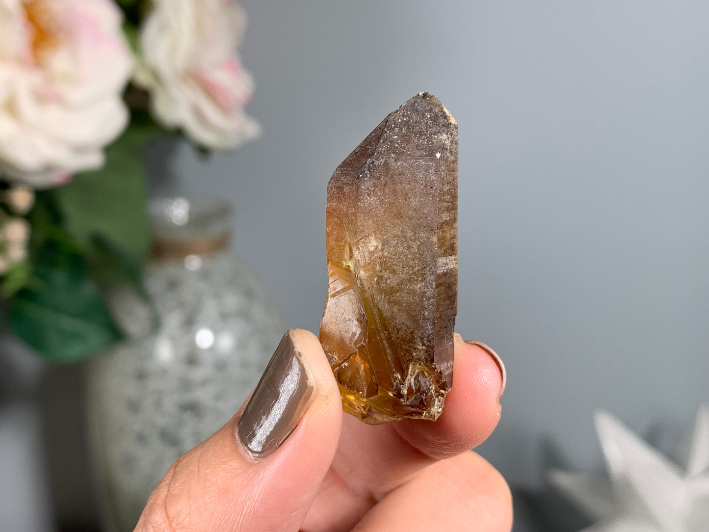 Congo Smoky Citrine Point (1.7", 43mm)