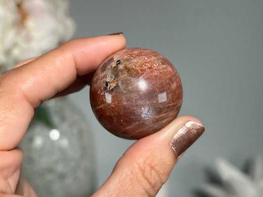 Confetti Sunstone Sphere (1.4", 35mm)