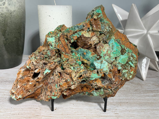 Druzy Chrysoprase (8.2", 208mm)