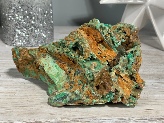 Druzy Chrysoprase (5.3", 134mm)