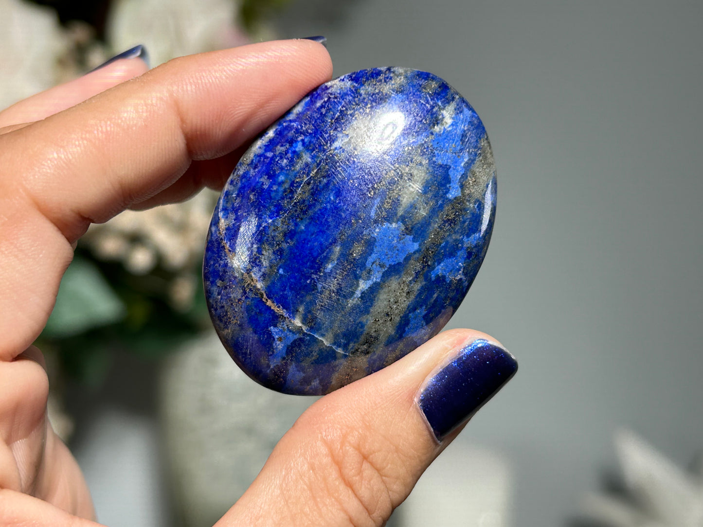 Lapis Lazuli Palm Stone Small