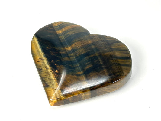 Blue Tigers Eye Heart #63