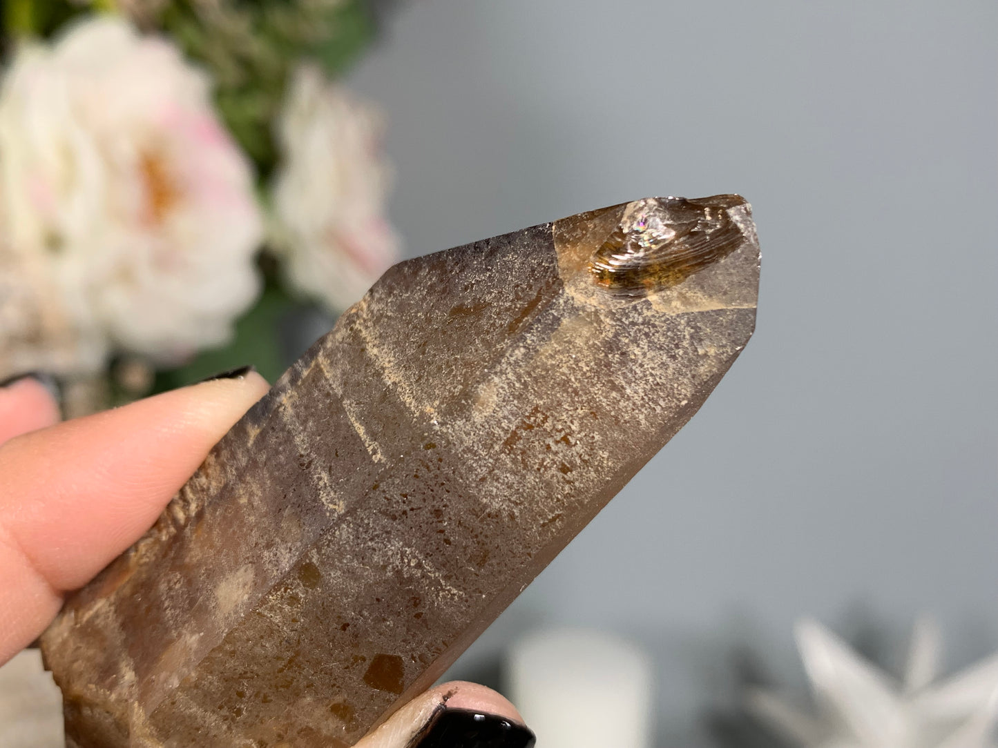 Congo Smoky Citrine Point (2.8", 71mm)