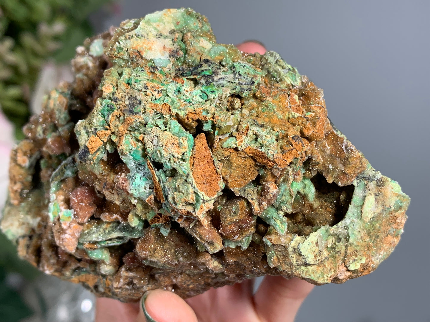 Druzy Chrysoprase (4.6", 117mm)