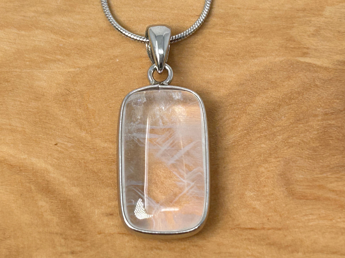 Blue Rutile Quartz Pendant