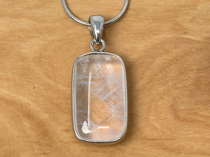 Blue Rutile Quartz Pendant