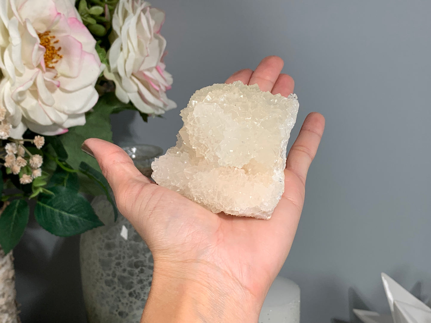 Natural Premium Calcite Flower (2.9", 74mm)