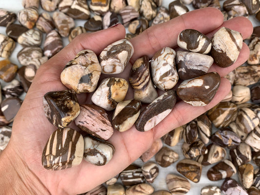 Tumbled Brown Zebra Jasper Small