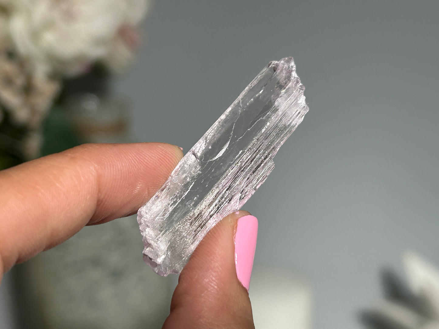 Natural Purple Kunzite Point (1.9", 47mm)