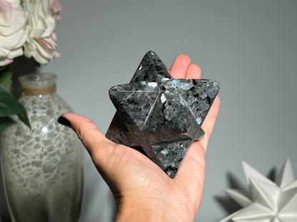 Larvikite Merkaba (3.4", 85mm)