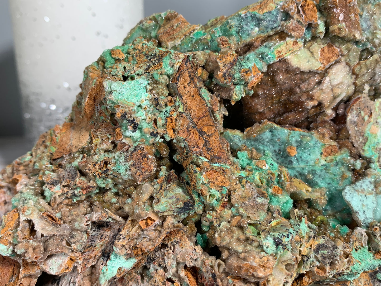 Druzy Chrysoprase (8.2", 208mm)