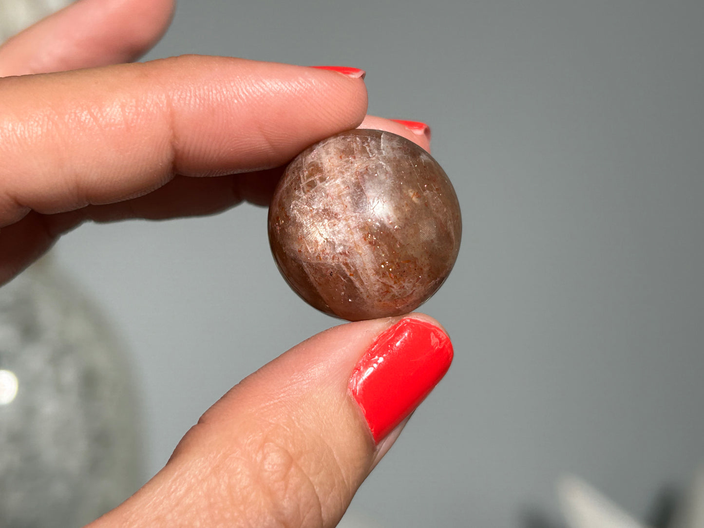 Confetti Sunstone Sphere (0.9", 22mm)