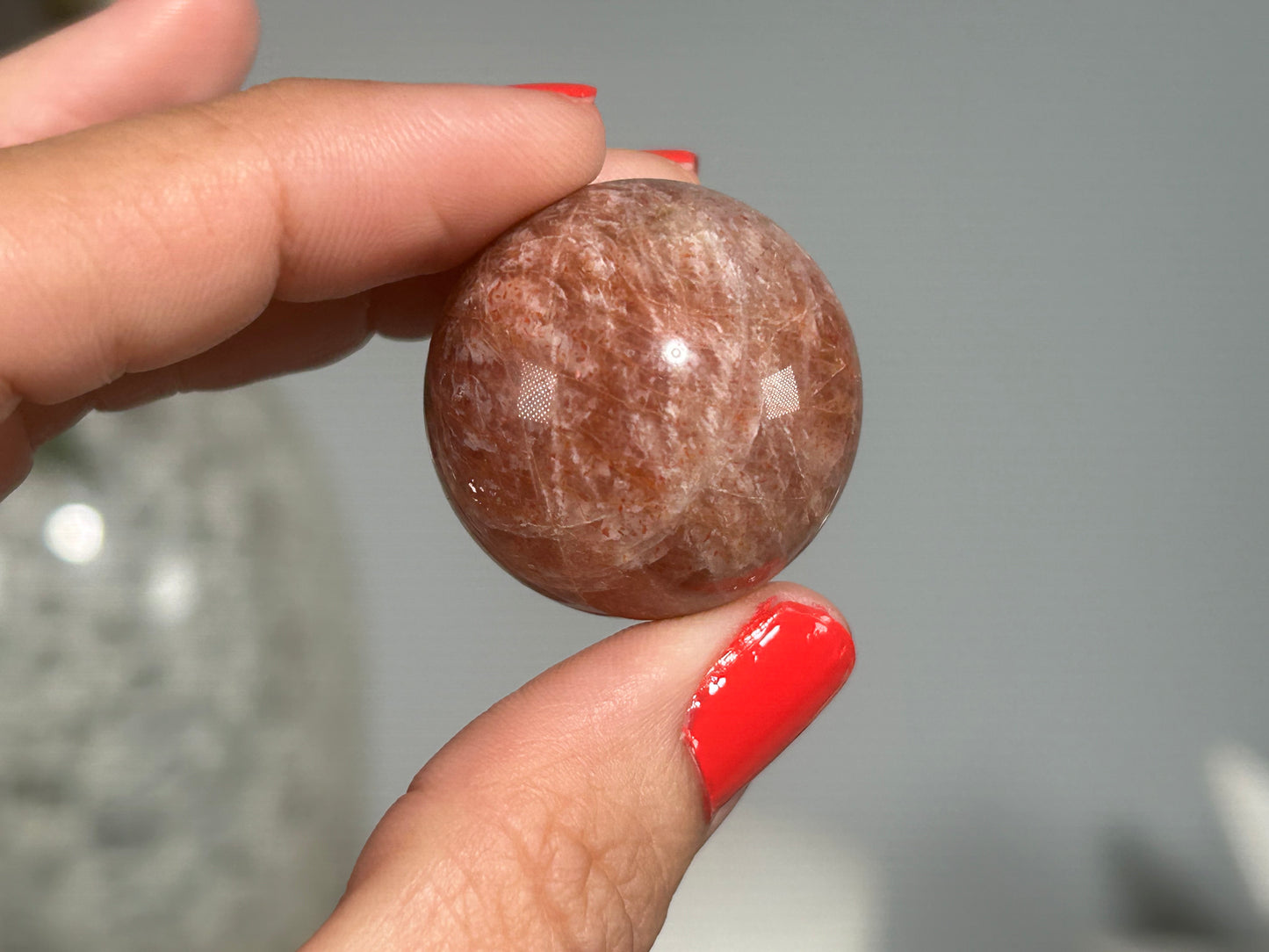 Confetti Sunstone Sphere (1.1", 28mm)