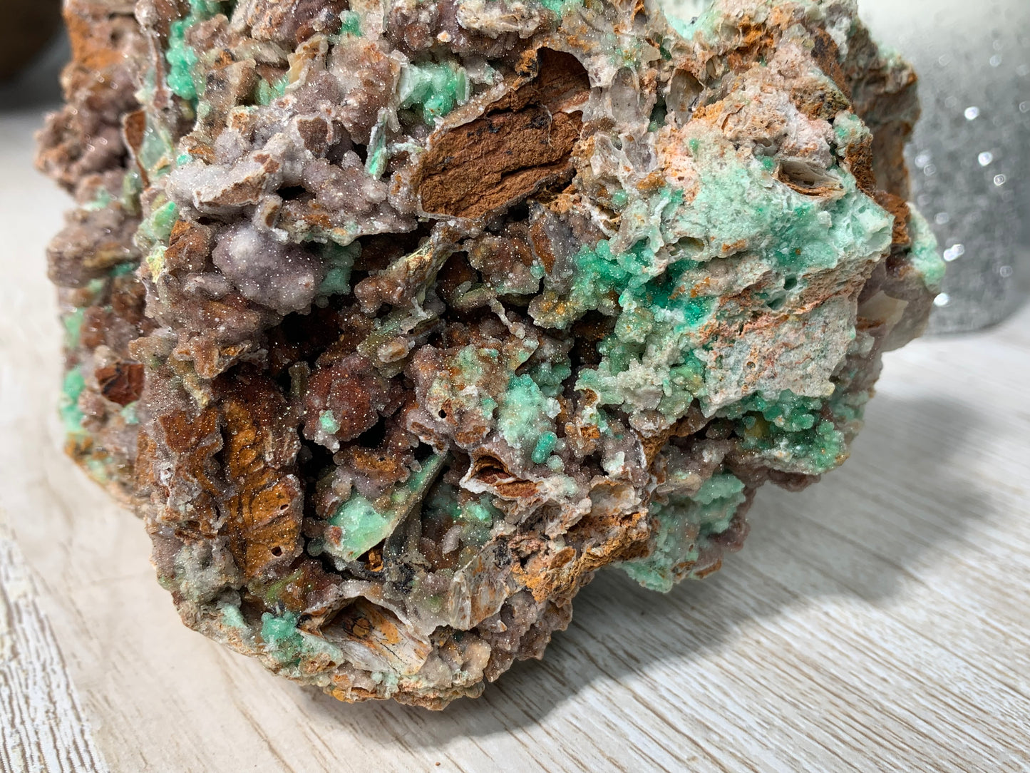 Druzy Chrysoprase (6.5", 165mm)