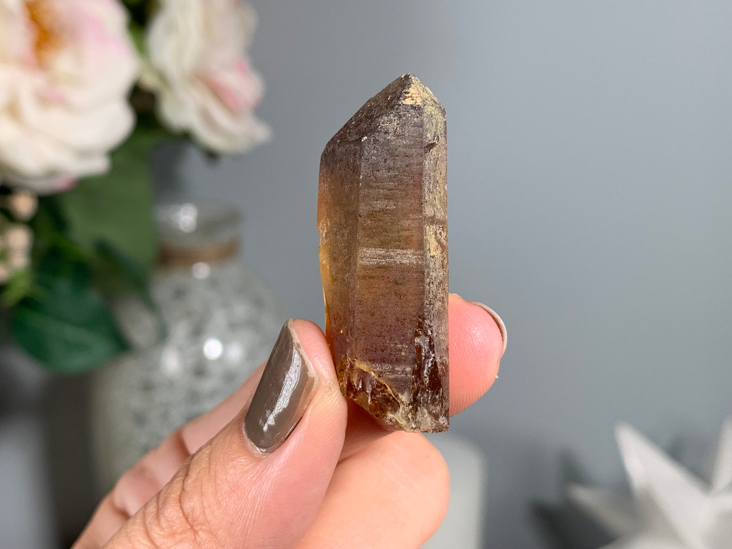 Congo Smoky Citrine Point (1.7", 43mm)