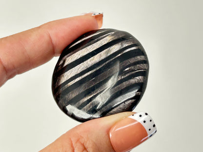 Hypersthene Palm Stone #37