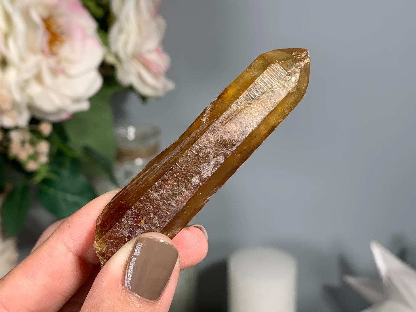 Congo Smoky Citrine Point (3", 77mm)