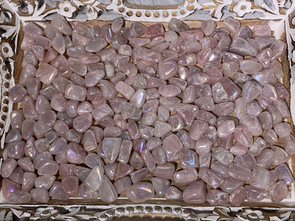 Tumbled Pink Aura Quartz