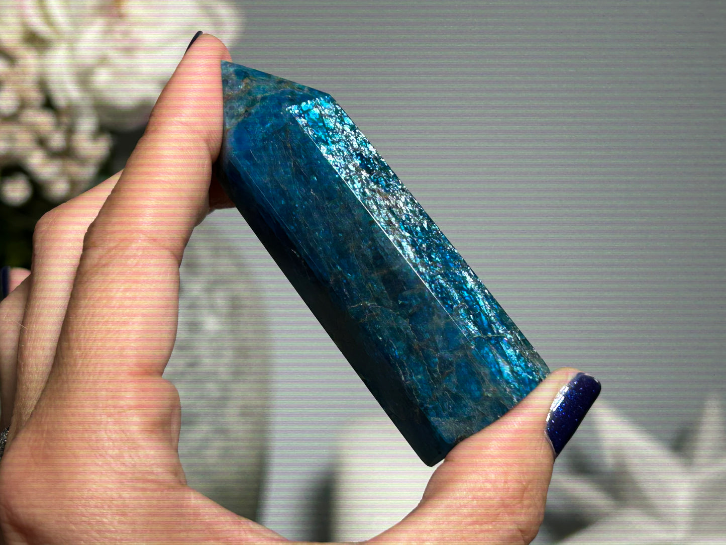 Blue Apatite Tower