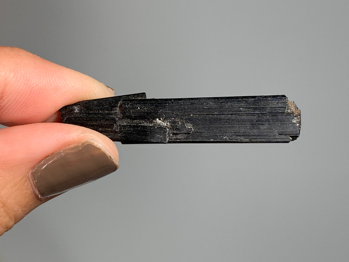 Natural Black Tourmaline (1.7", 42mm)